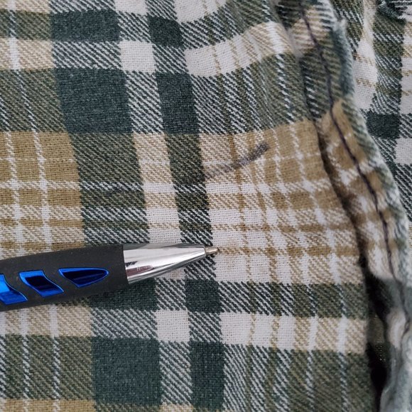 Vintage Flannel Distressed Boho USA 80'S - Picture 10 of 10